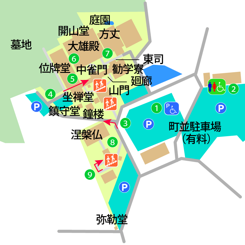 高昌寺境内図